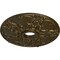 Ekena Millwork Norwich Ceiling Medallion (Fits Canopies up to 4 1/2"), 18"OD x 3 1/2"ID x 1 3/8"P, Brass CM18NOBRS - alternate 3